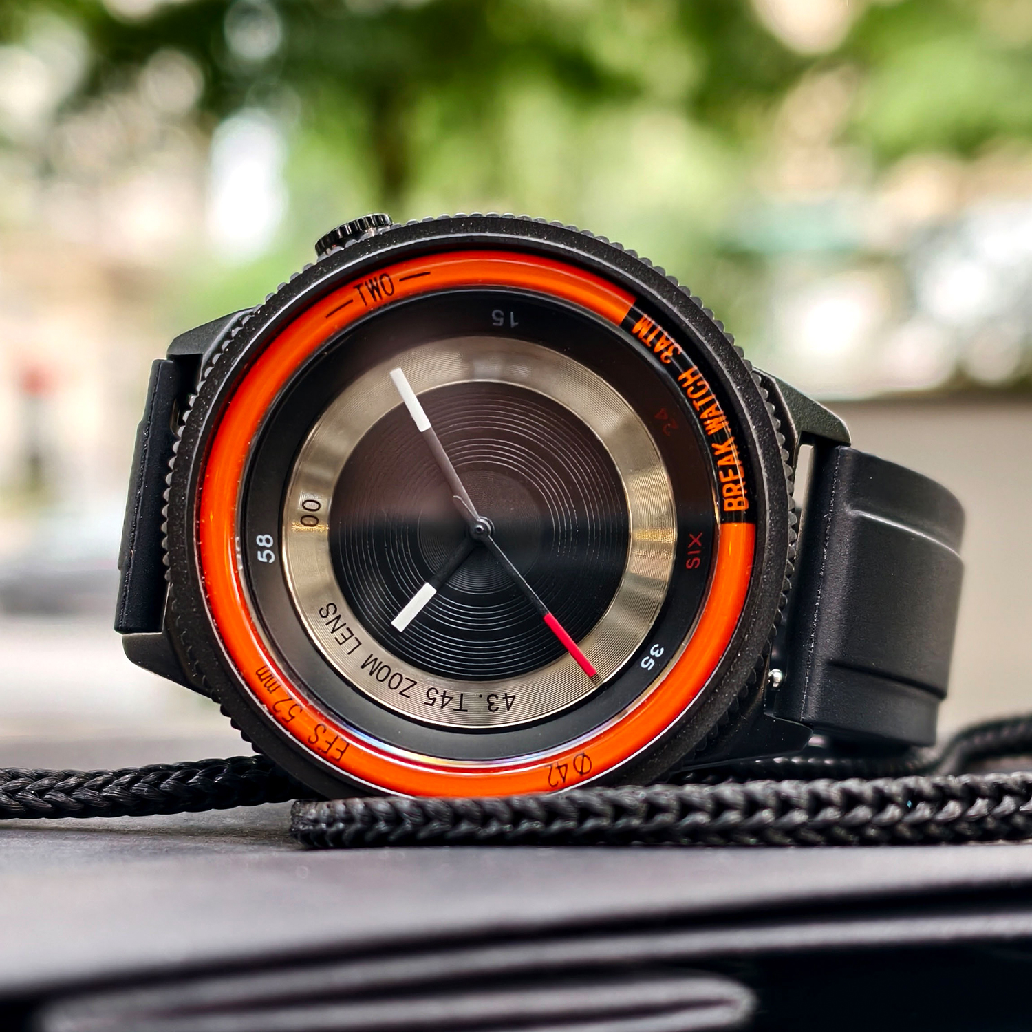 Silicone Band Women - BREAK Black Camera Series Men Women