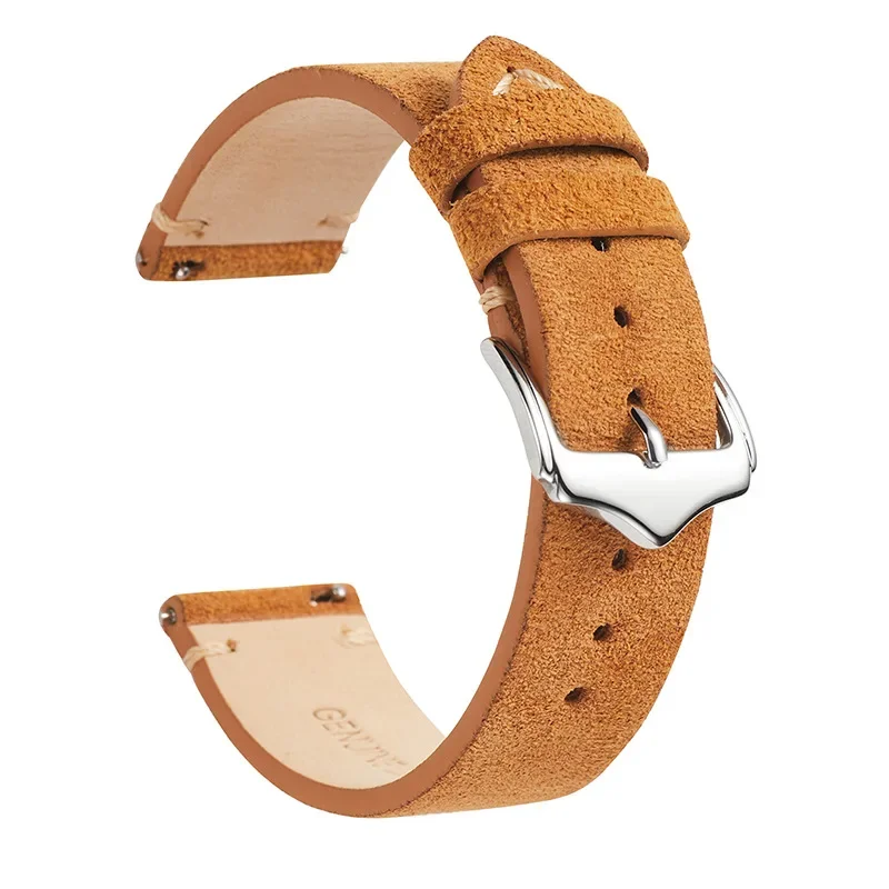 Suede Strap Watch - Vintage Soft Suede Watch Band Quick