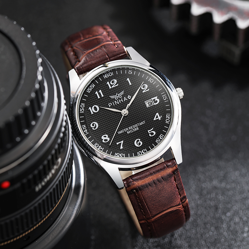 Leather Watch Band Men - Casual Fashion Leather Strap Men Watches