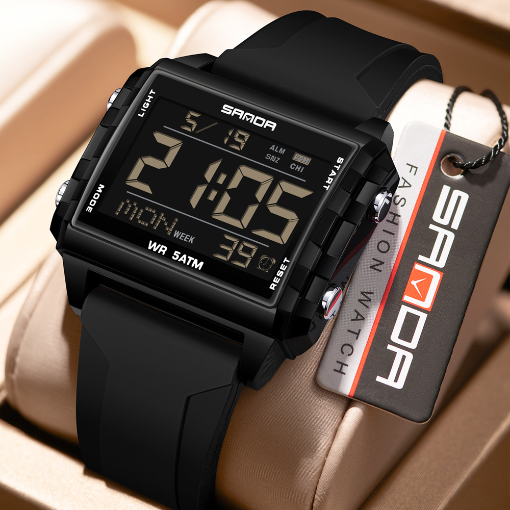 Fashion Mens Woman Digital Wat - đánh giá và giá Silicone Band Women