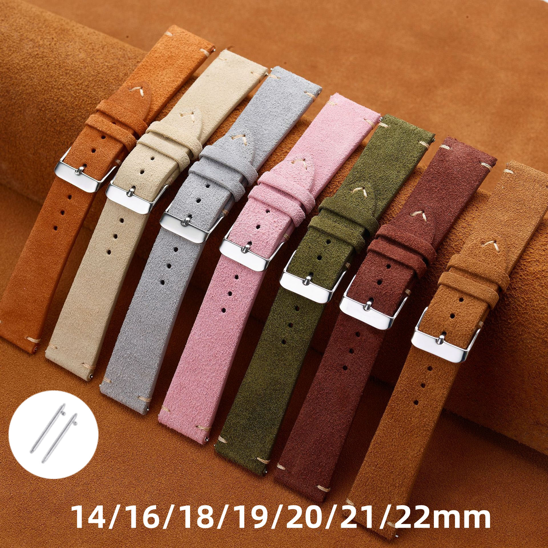 Suede Genuine Leather Watch St - đánh giá và giá Suede Strap Watch