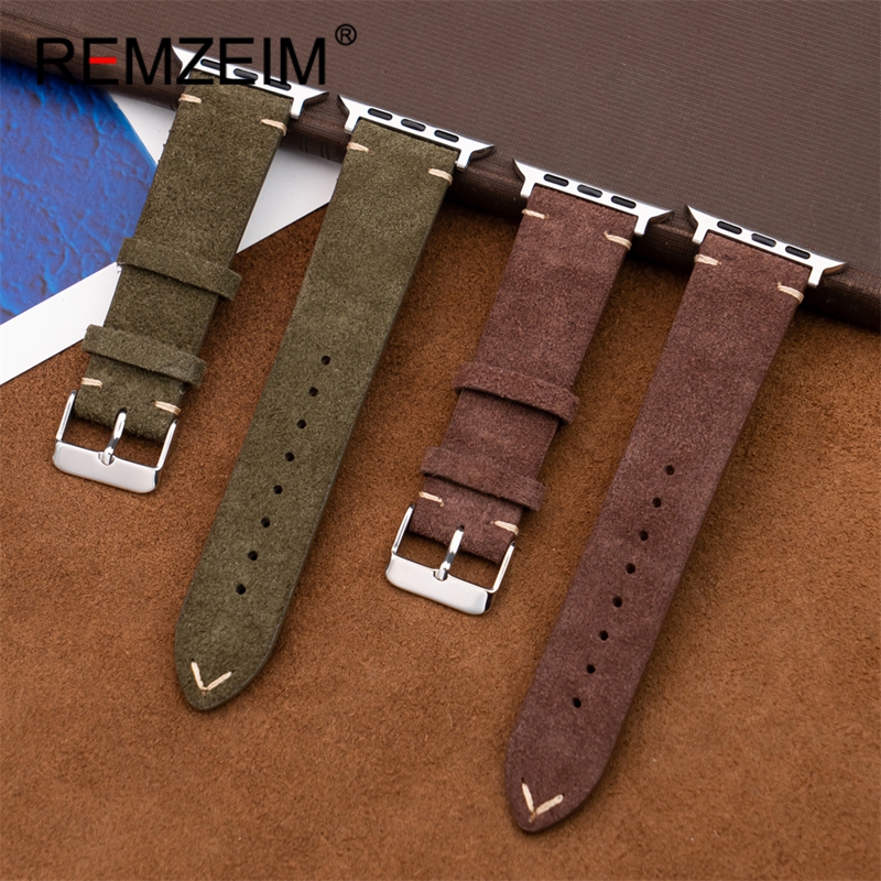 Casual Suede Leather Smartwatc - đánh giá và giá Suede Strap Watch