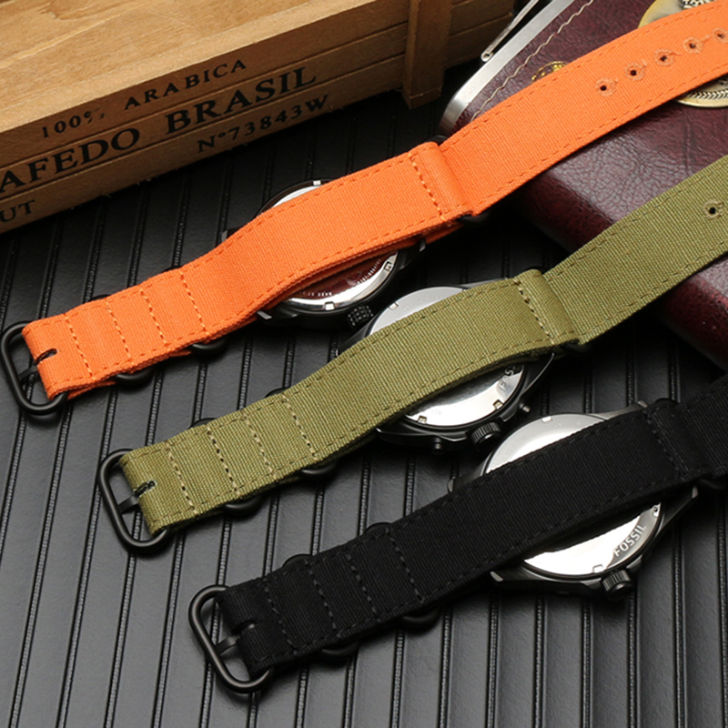 Thickened canvas Watch strap 2 - đánh giá và giá Canvas Strap Watch