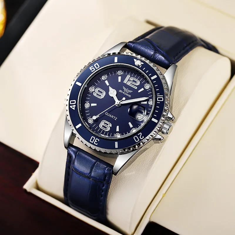 Fashion Leather Strap Men Busi - đánh giá và giá Leather Watch Band Men