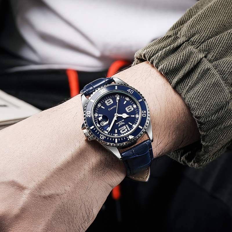 Fashion Leather Strap Men Busi - đánh giá và giá Leather Watch Band Men