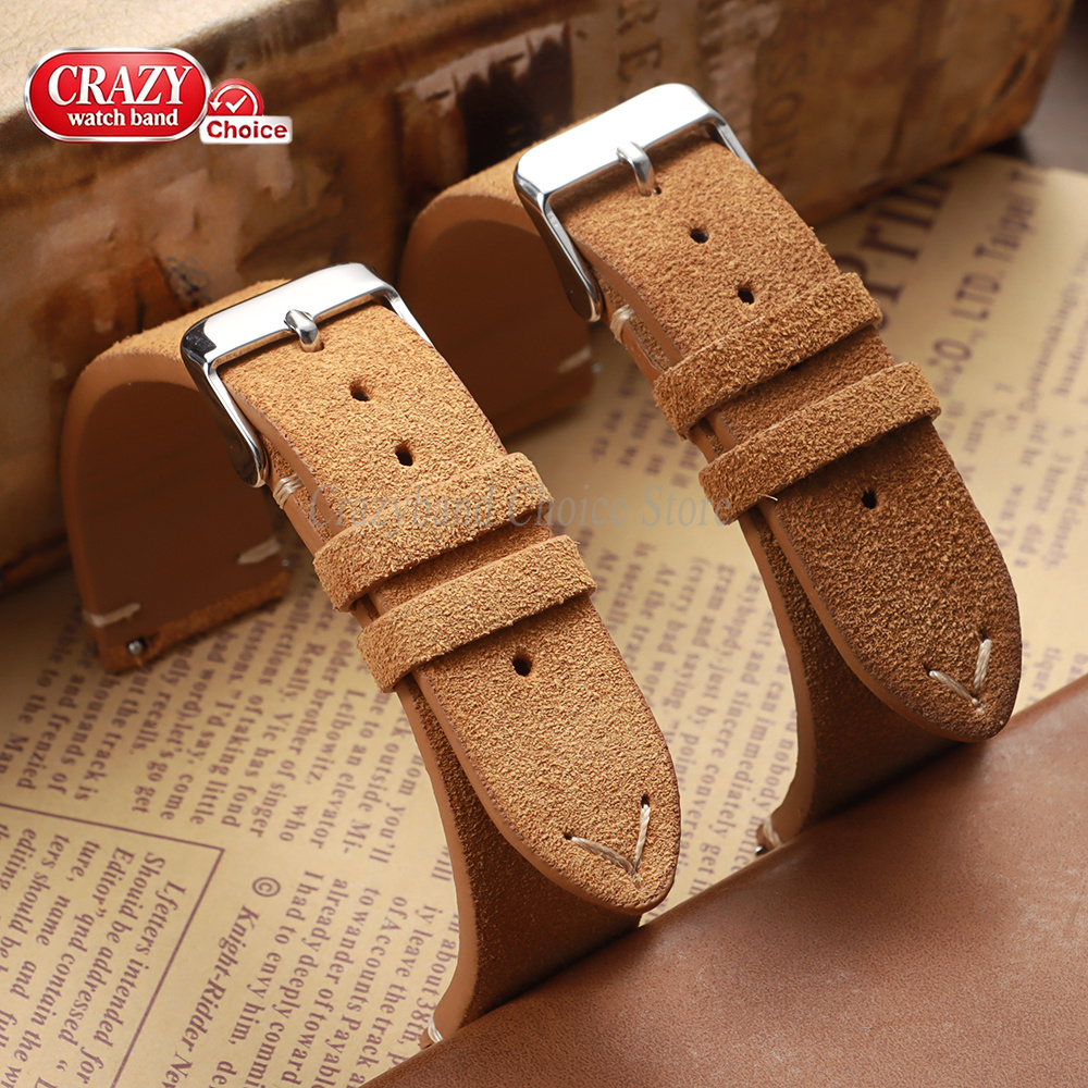Quick Release Soft Suede Strap - đánh giá và giá Suede Strap Watch