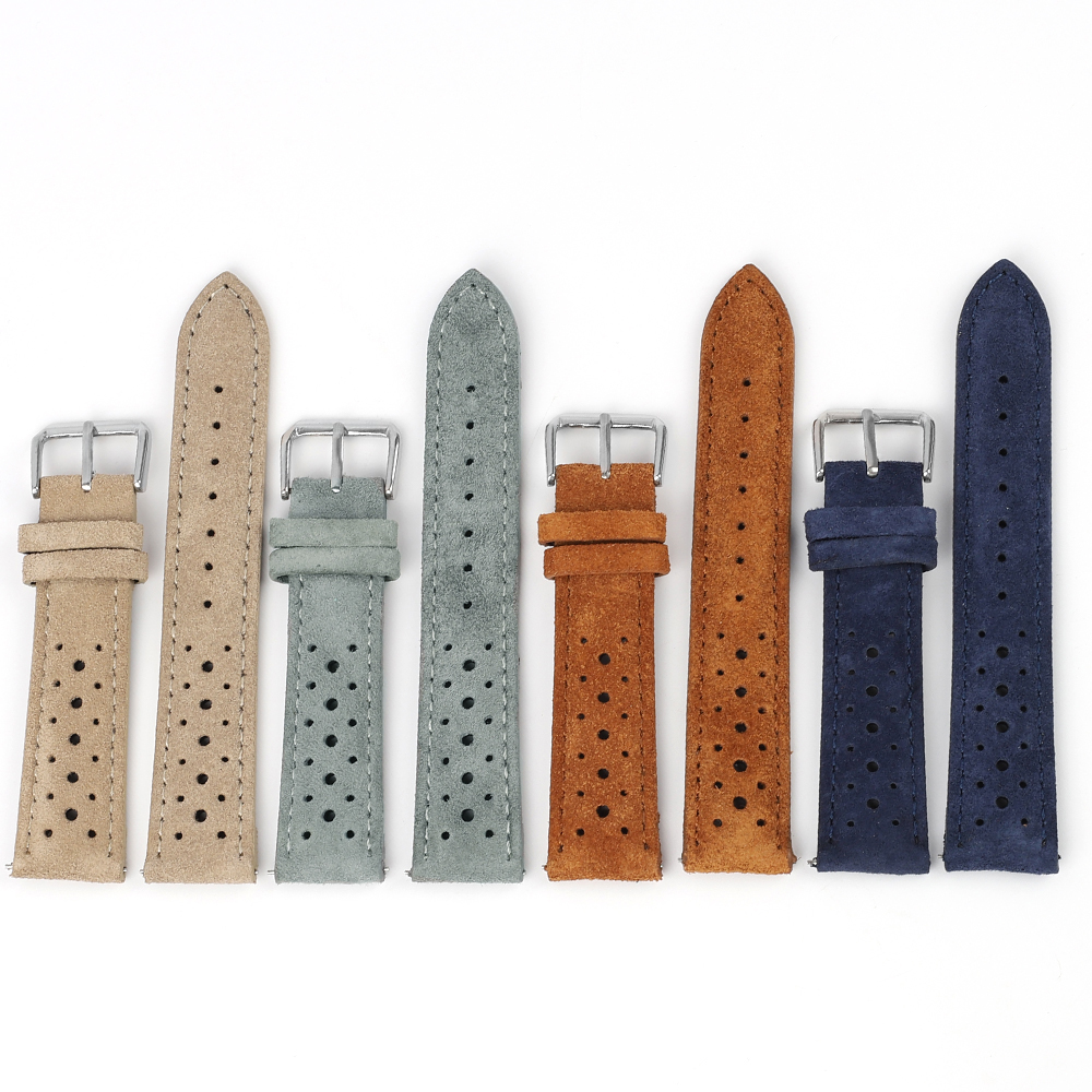 Suede Leather Watch Band 18mm  - đánh giá và giá Suede Strap Watch