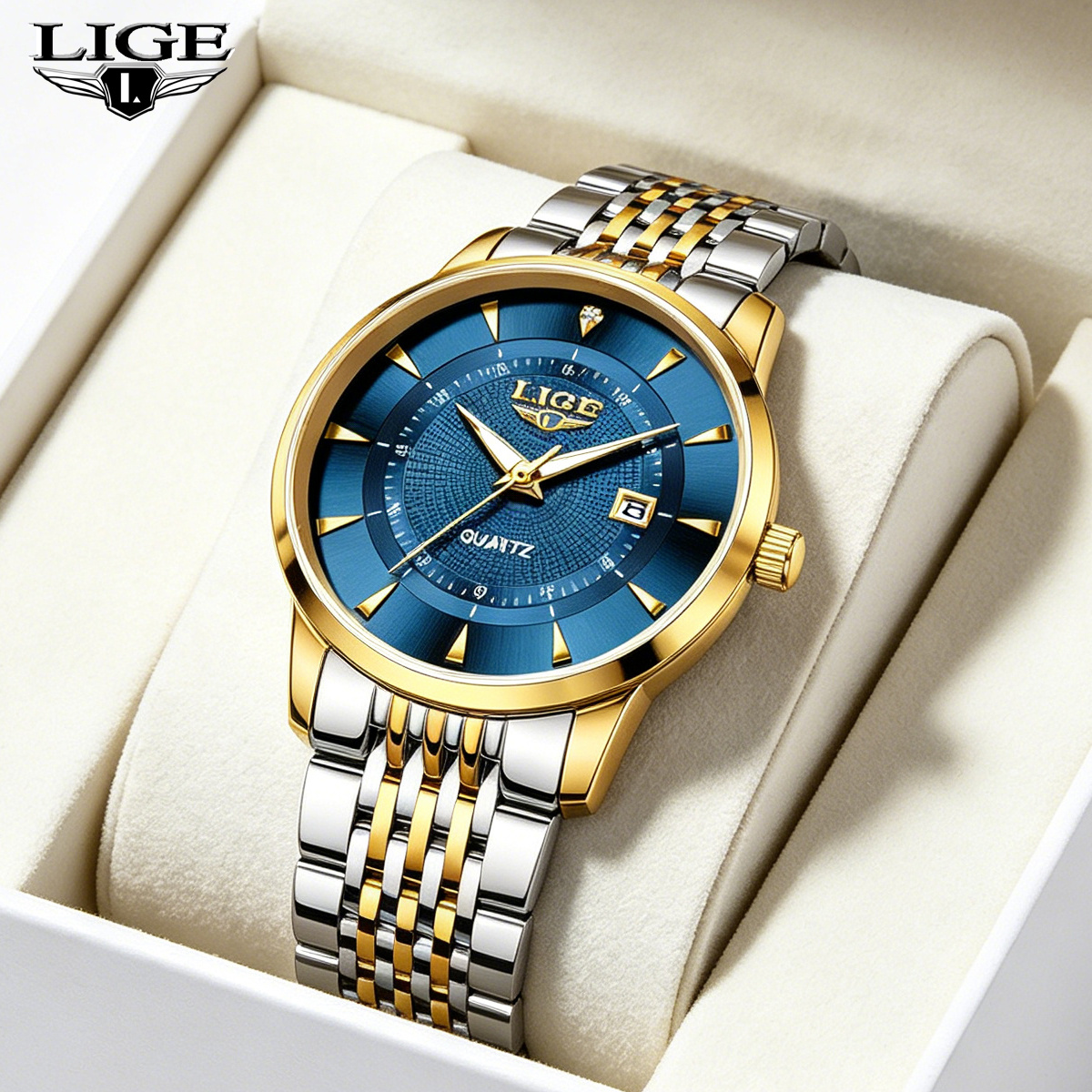 LIGE New 2026 Luxury Man Watch - đánh giá và giá Stainless Bracelet Diver