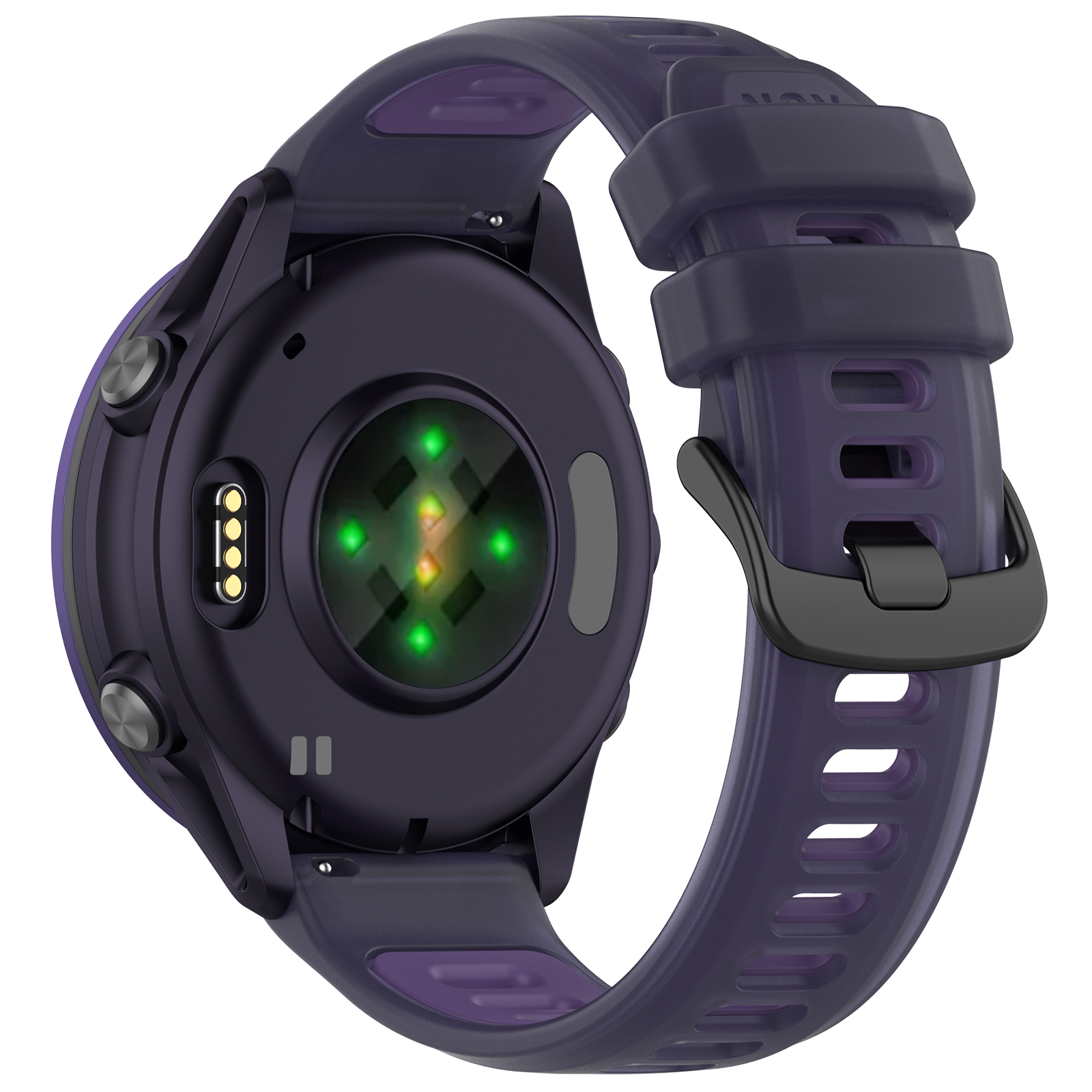 22mm 20mm Transparent Two-Tone - đánh giá và giá Silicone Watch Band 22Mm
