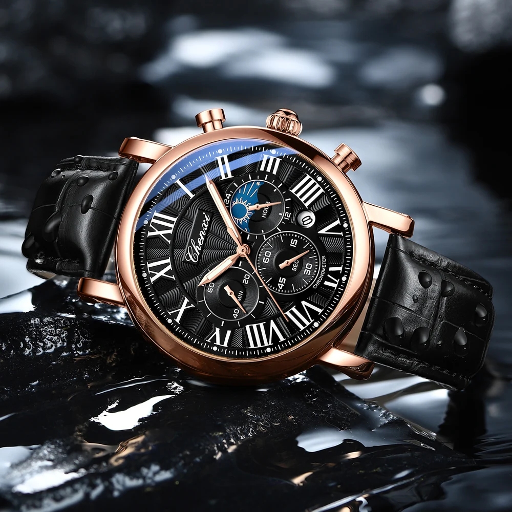 CHENXI 973 Men Quartz Watch Fa - đánh giá và giá Leather Watch Band Men