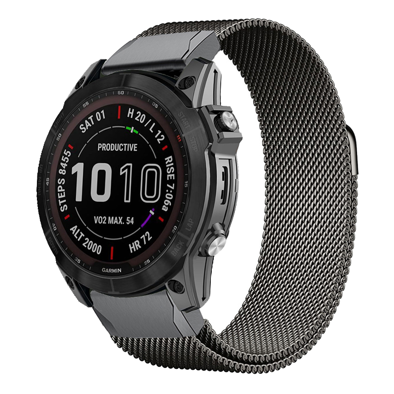 Magnetic loop Band For Garmin  - đánh giá và giá Milanese Loop Magnetic