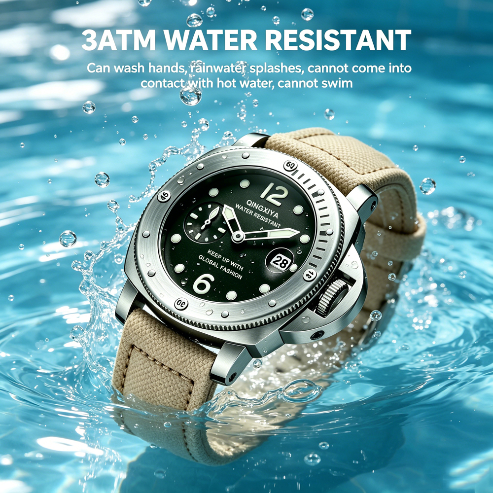 QINGXIYA Sports Canvas Strap M - đánh giá và giá Canvas Strap Watch