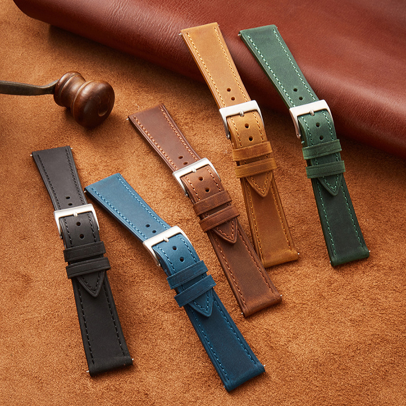 Vintage Watch Strap Quick Rele - đánh giá và giá Leather Strap Quick Release