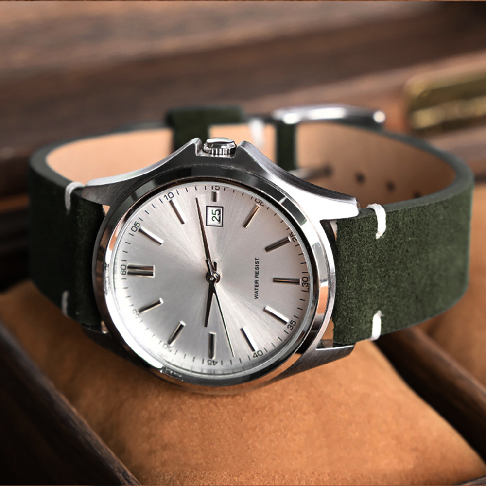 14mm 16mm 18mm Wristband Quick - đánh giá và giá Suede Strap Watch