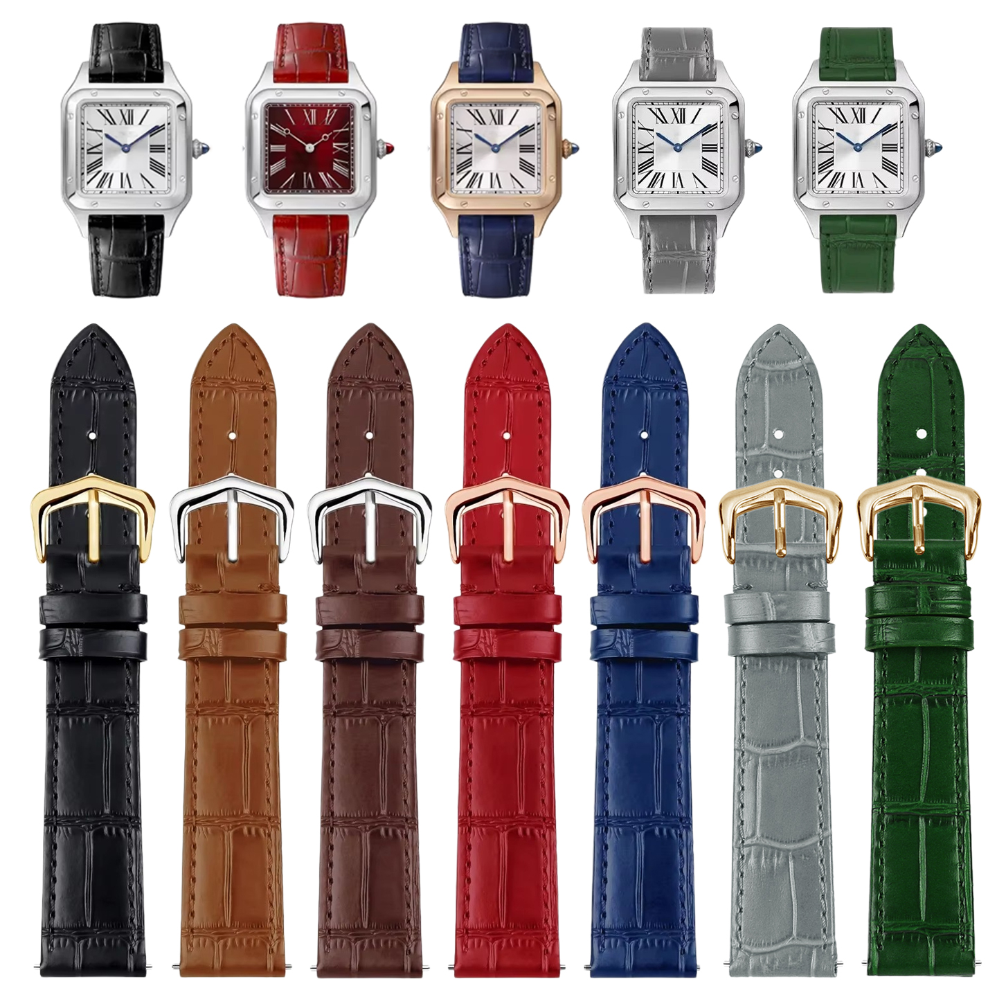 15mm 17mm 18mm 20mm Genuine Le - đánh giá và giá Leather Strap Quick Release