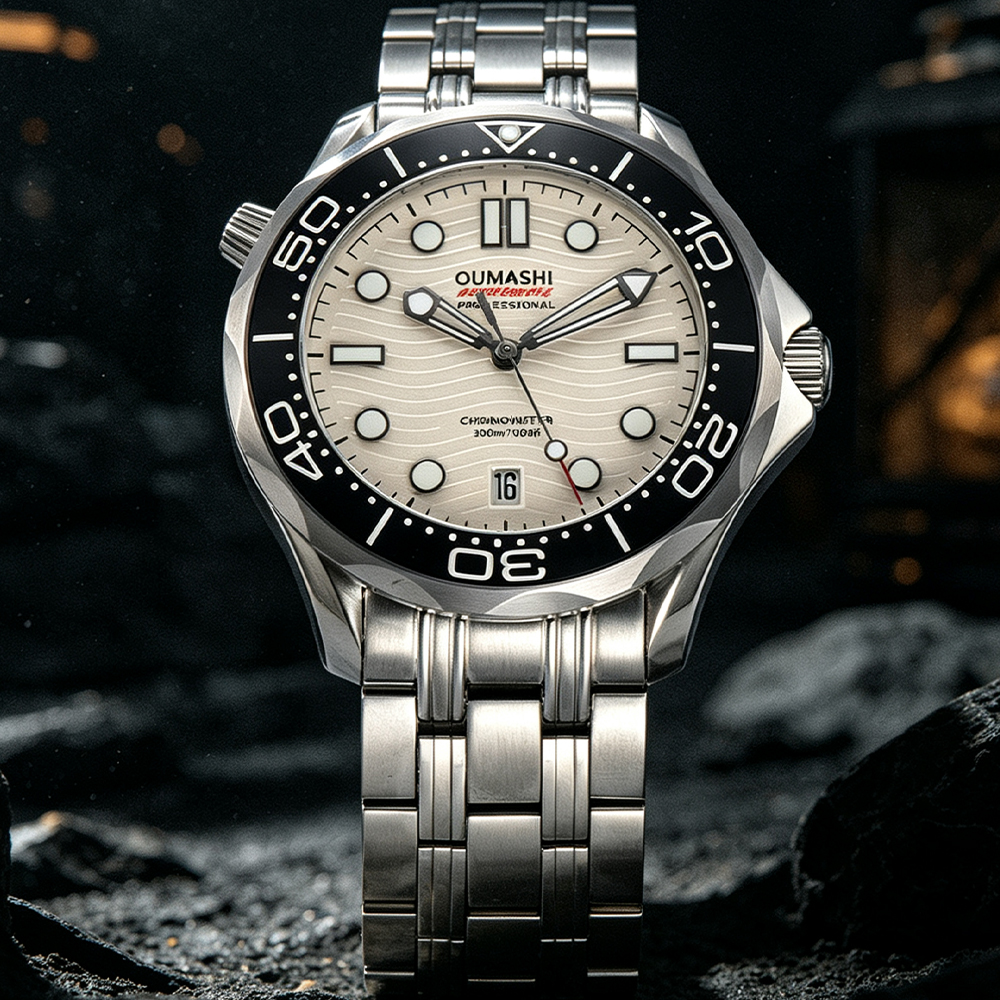 42mm luminous display men's wa - đánh giá và giá Stainless Bracelet Diver