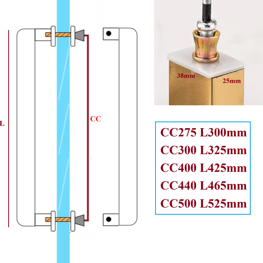 1Pc Stainless Steel Entry Glas - đánh giá và giá Curved Spring Bar