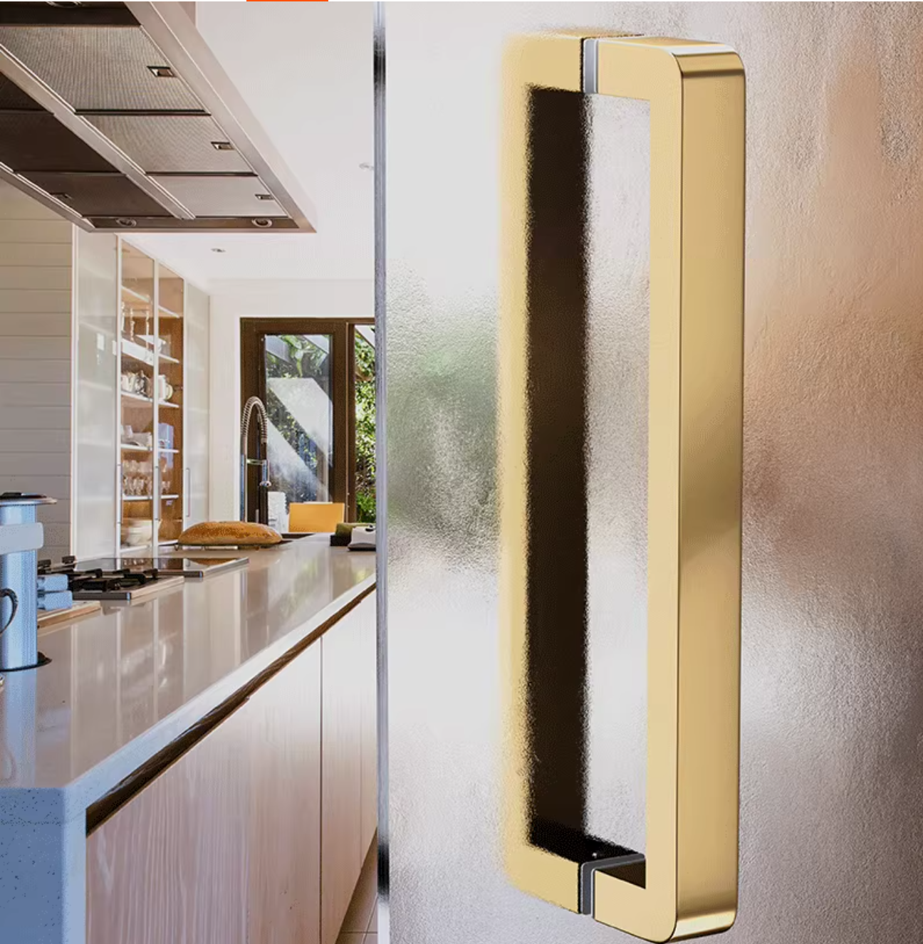 1Pc Stainless Steel Entry Glas - đánh giá và giá Curved Spring Bar