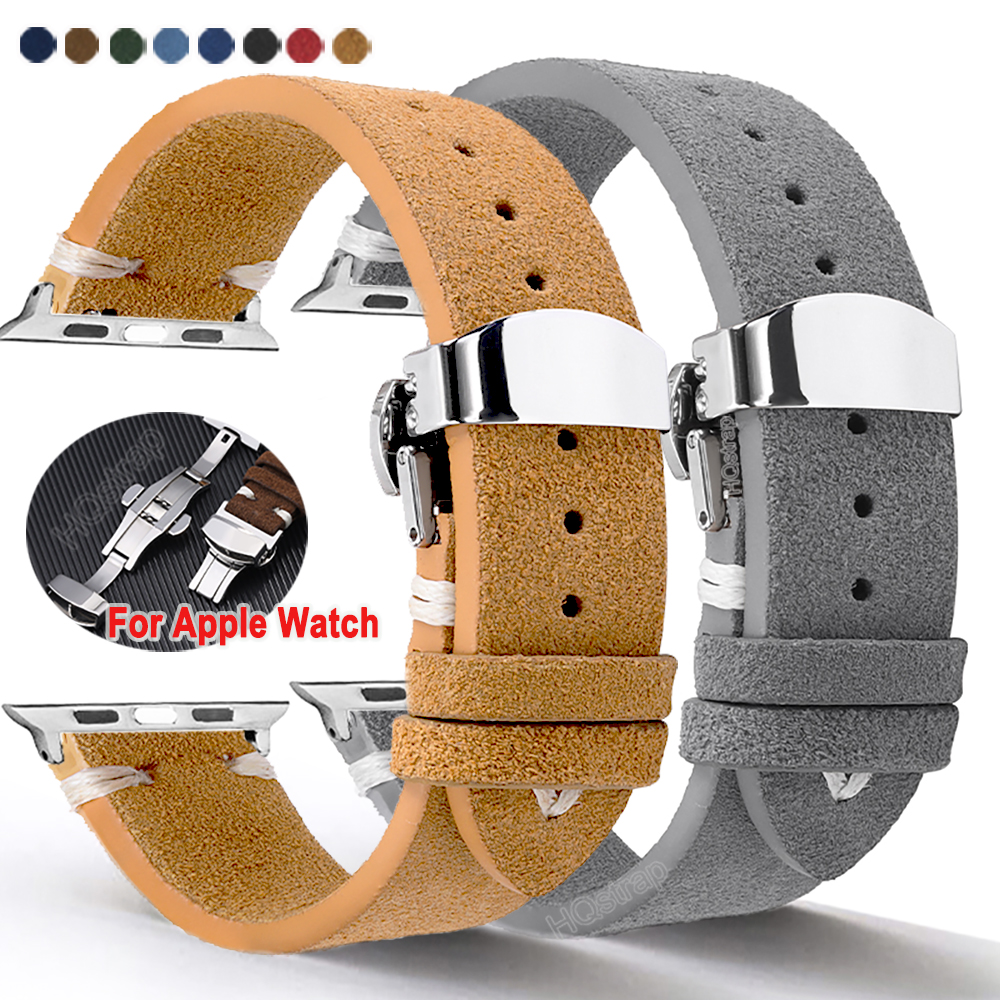 Suede Strap for Apple Watch Ba - đánh giá và giá Suede Strap Watch