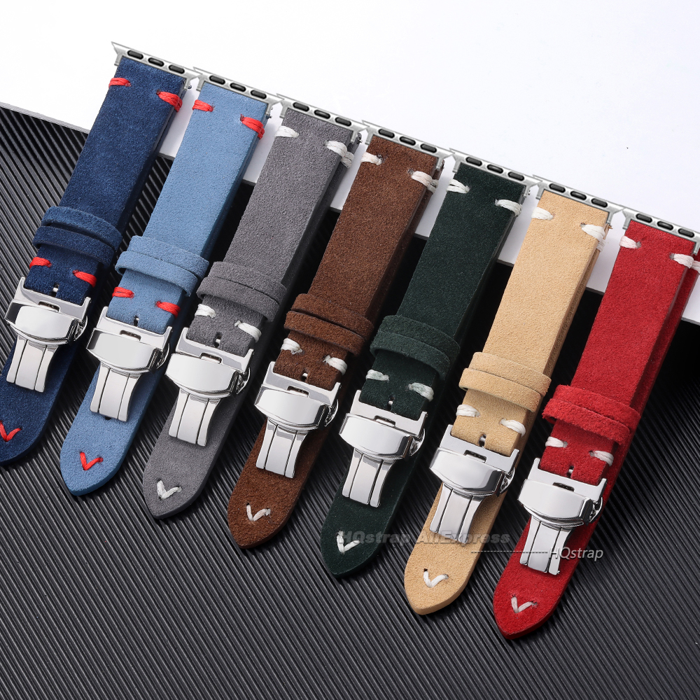 Suede Strap for Apple Watch Ba - đánh giá và giá Suede Strap Watch