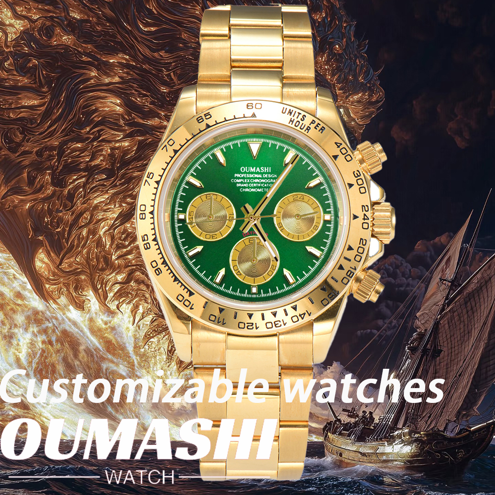 Customized 39mm VK63 Watch Men - đánh giá và giá Stainless Bracelet Diver