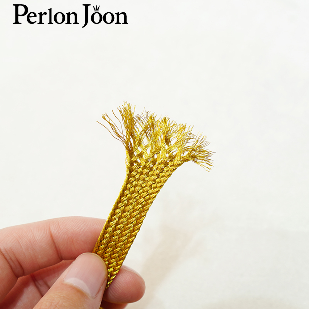 10 Yards Gold Thread Strap Web - đánh giá và giá Perlon Strap Woven