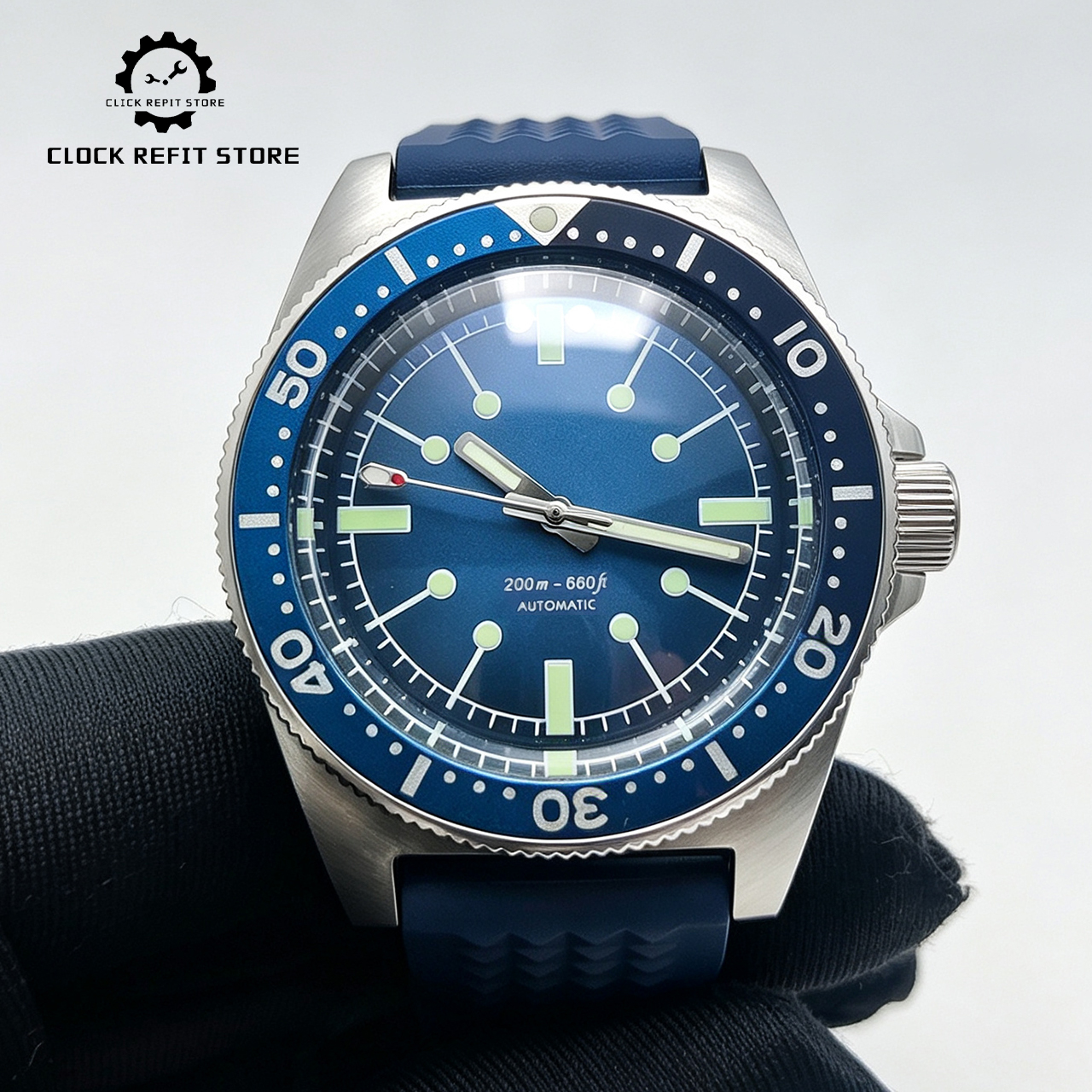40mm NH35 Automatic Men's Dive - đánh giá và giá Rubber Strap Diver