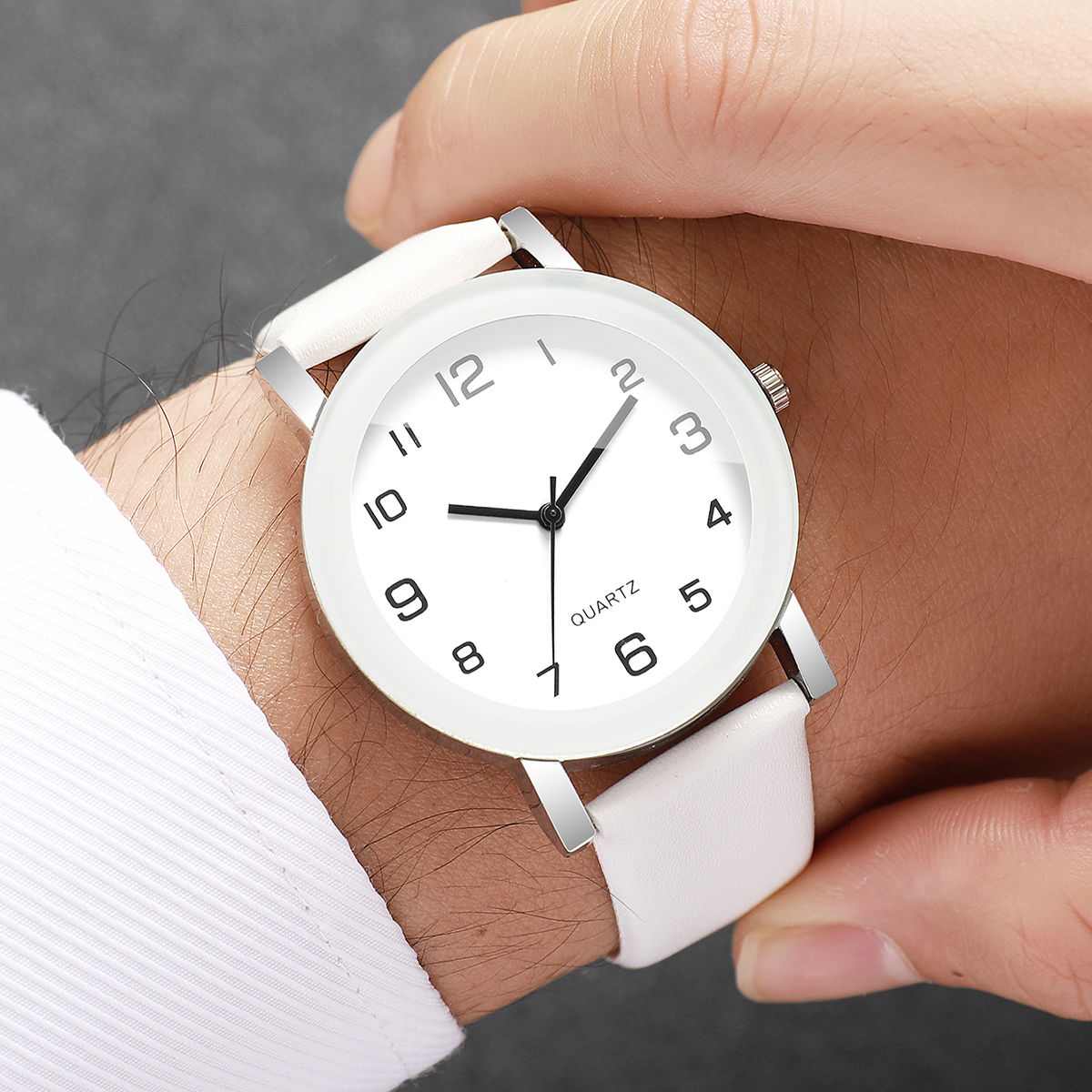 Fashion Arabic Dial  Men Quart - đánh giá và giá Leather Watch Band Men
