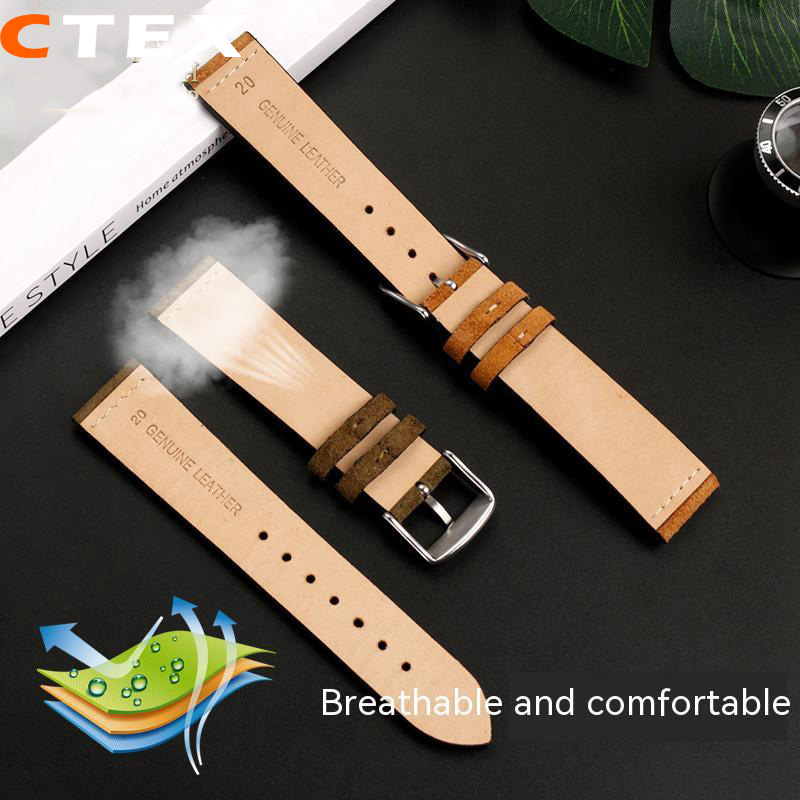 18mm 20mm 22mm Universal Matte - đánh giá và giá Suede Strap Watch