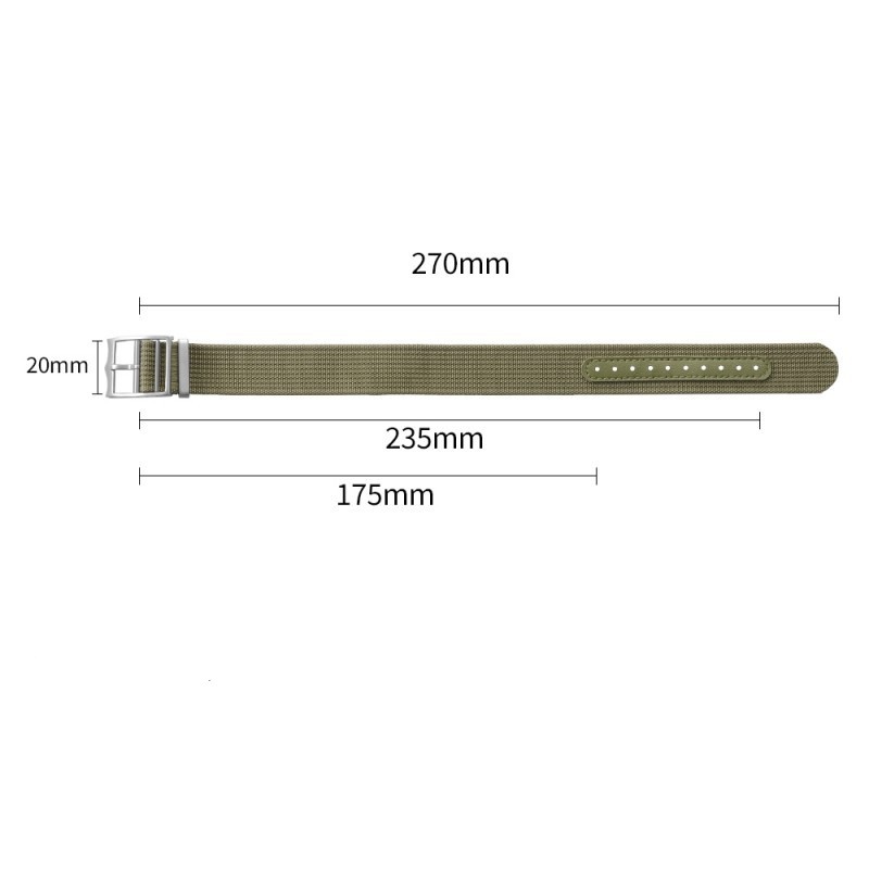 20mm 22mm High Quality Nylon C - đánh giá và giá Canvas Strap Watch