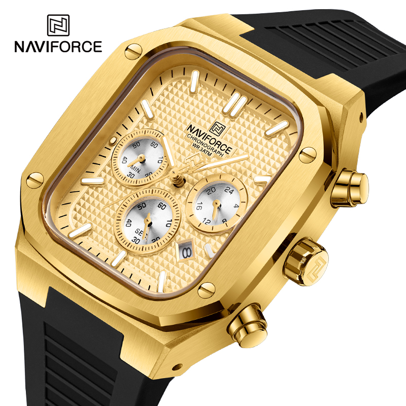 NAVIFORCE Simple Women Quartz  - đánh giá và giá Silicone Band Women