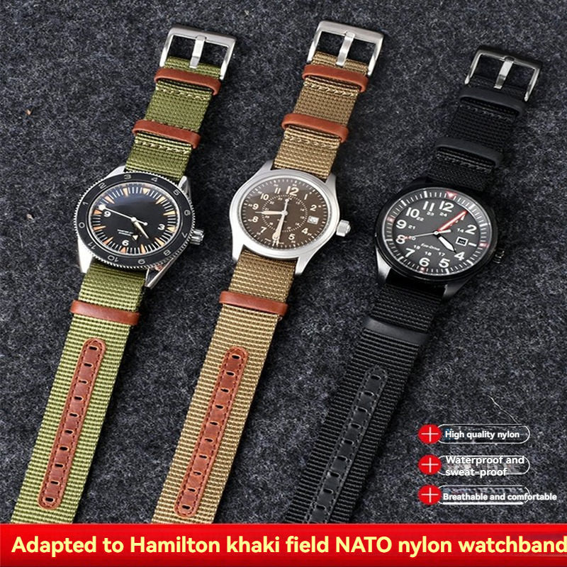 NATO vintage nylon parquet lea - đánh giá và giá Tropic Strap Vintage