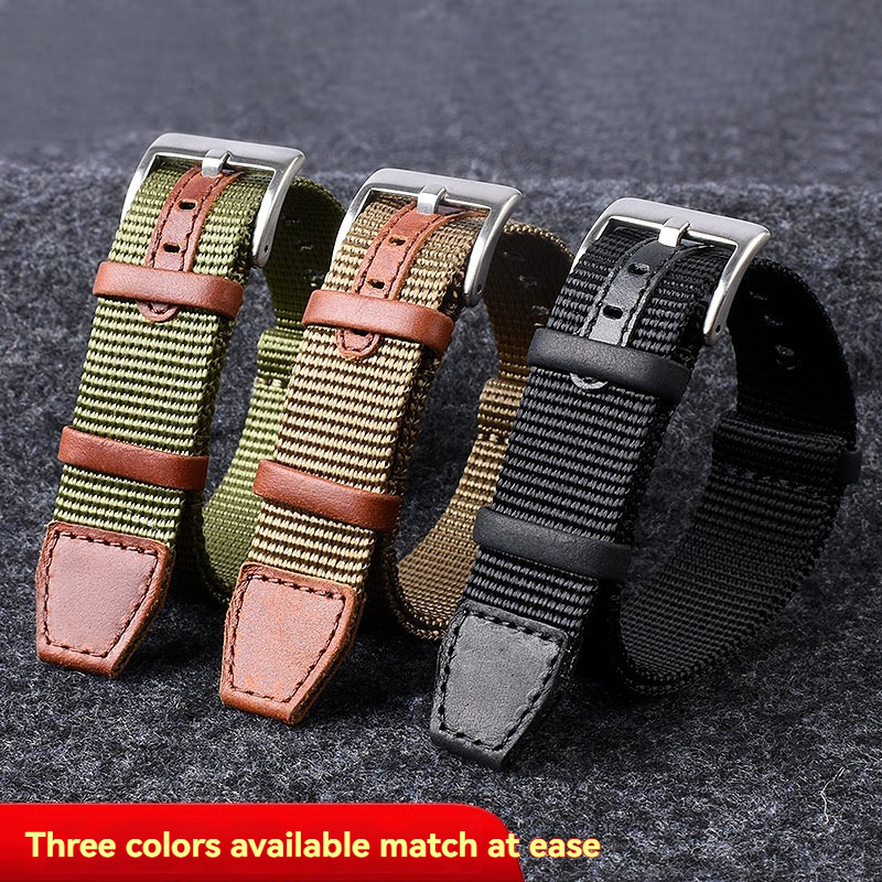 NATO vintage nylon parquet lea - đánh giá và giá Tropic Strap Vintage