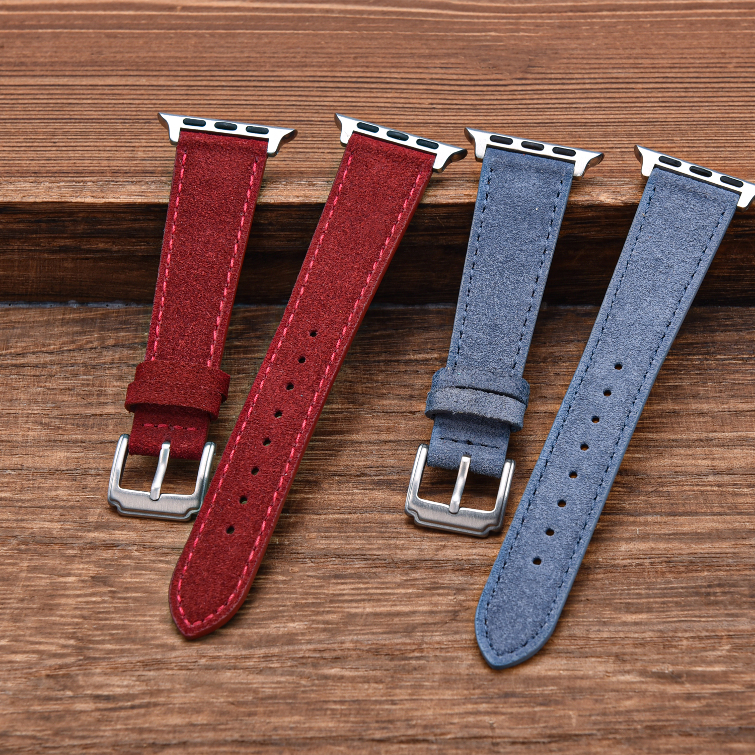 Brown Suede Leather Watch Band - đánh giá và giá Suede Strap Watch