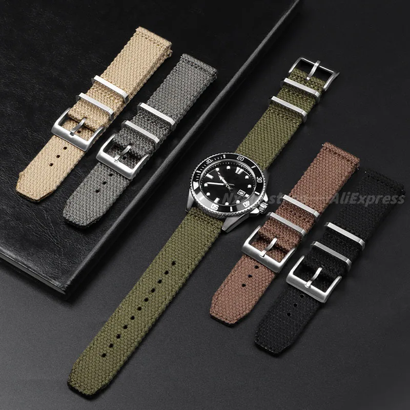 20mm 22mm Nylon Cotton Watch S - đánh giá và giá Nato Strap Nylon