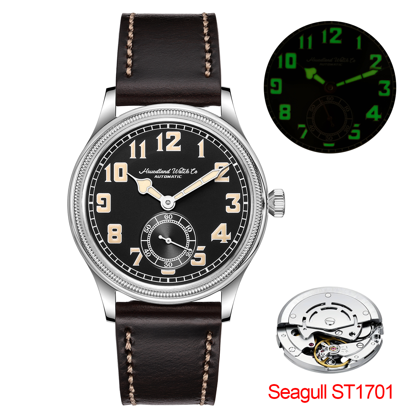 Retro Pilot Watch Mark IX Auto - đánh giá và giá Tropic Strap Vintage