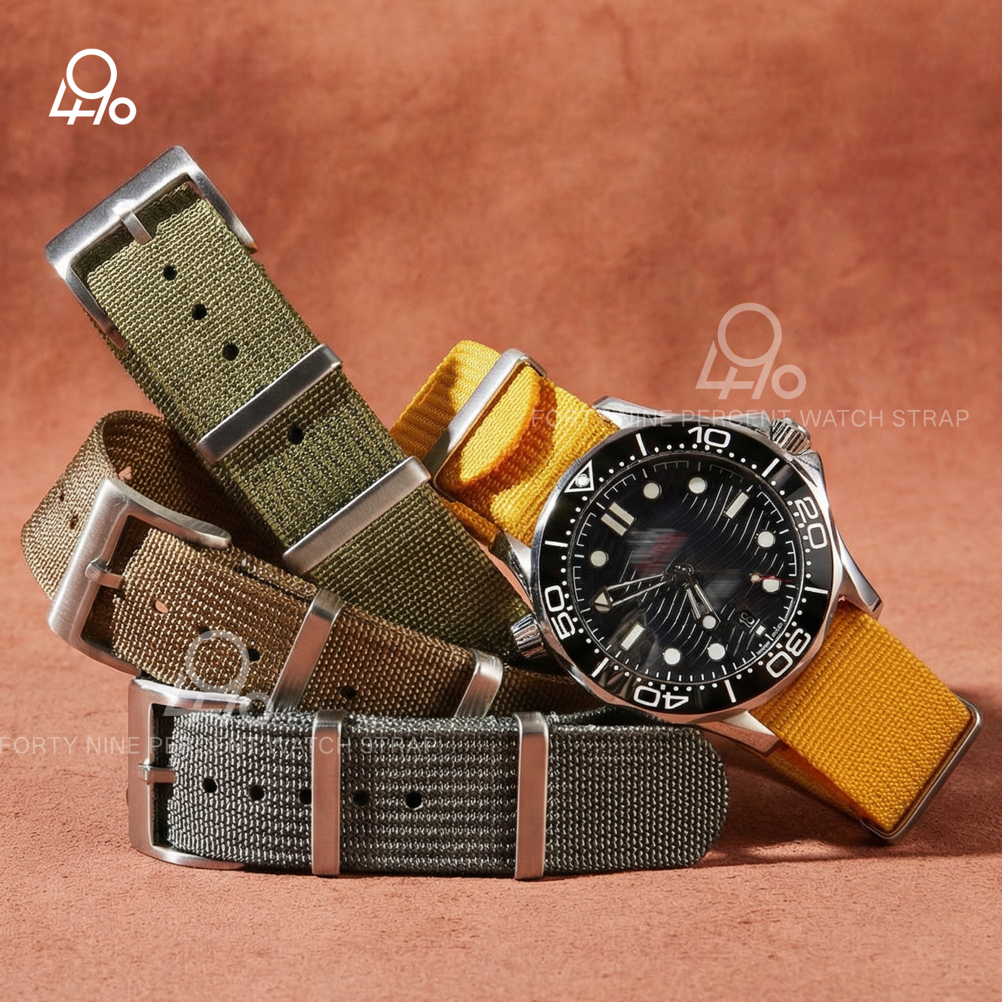 High Quality Fabric Watchband  - đánh giá và giá Rubber Strap Diver