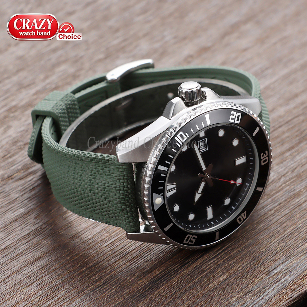 New FKM Rubber Watch Strap 20m - đánh giá và giá Rubber Strap Diver