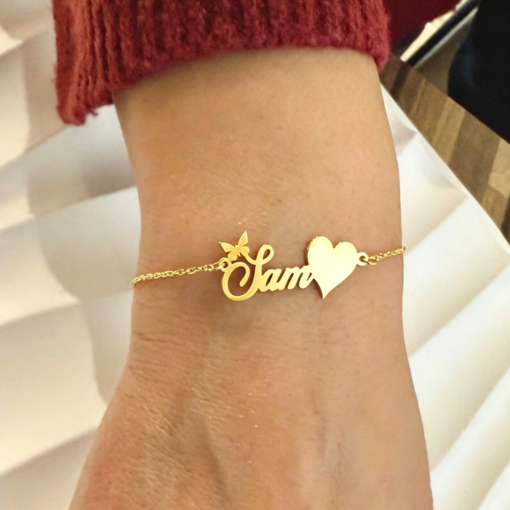 Custom Butterfly Name Bracelet - đánh giá và giá Butterfly Clasp Deployant