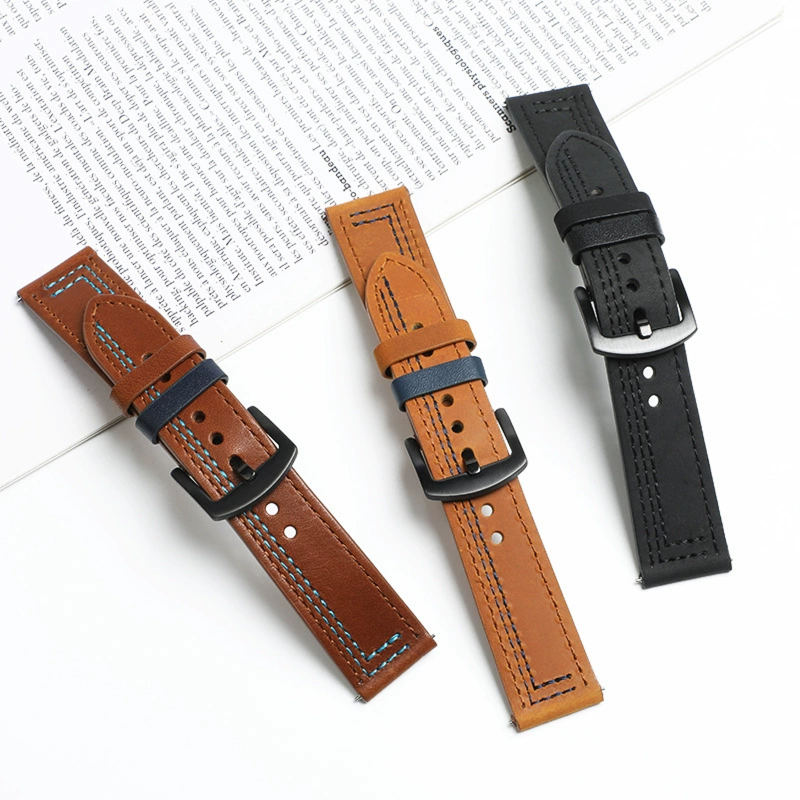 18mm 20mm 22mm 24mm  Compatibl - đánh giá và giá Leather Strap Quick Release