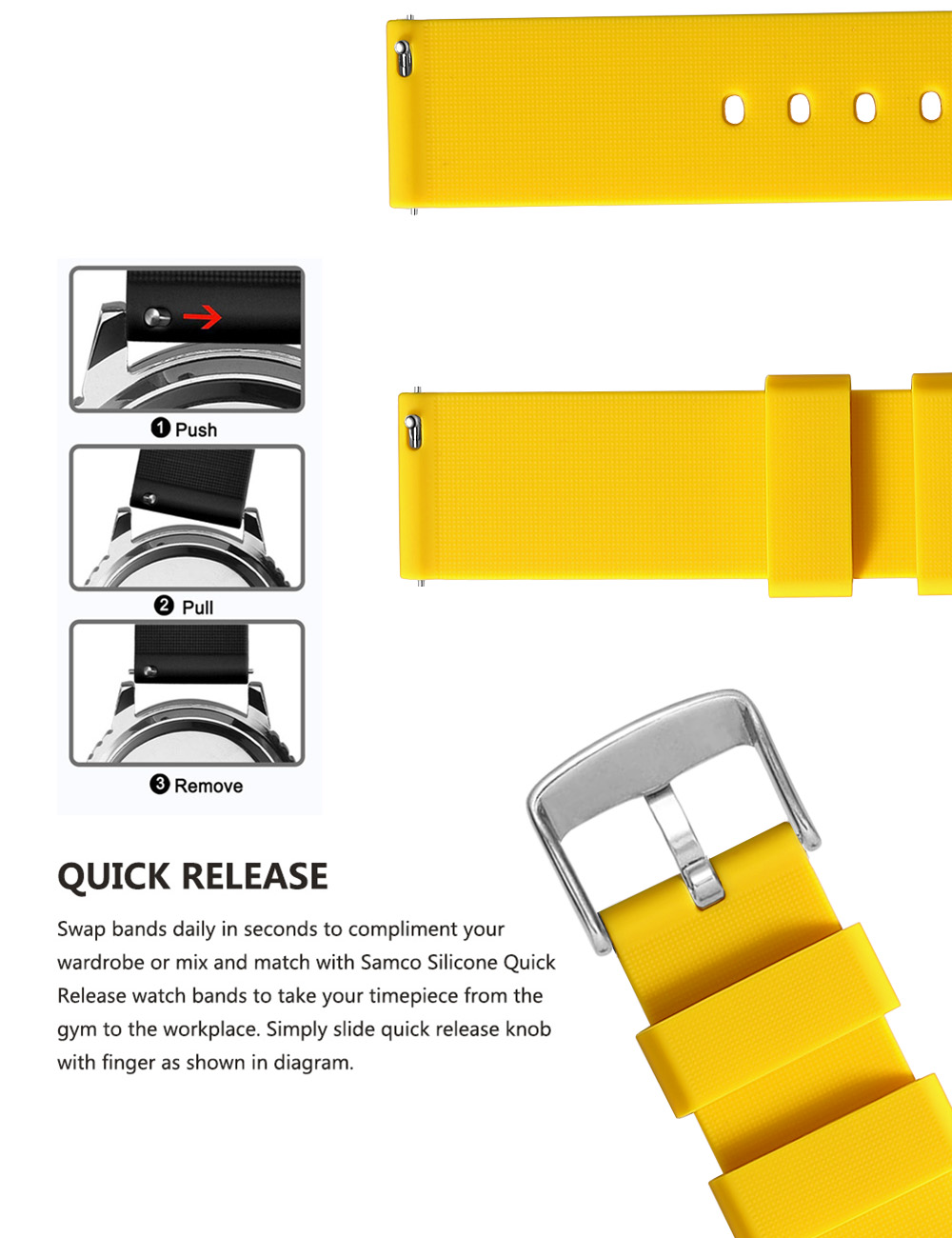 Silicone Watch Bands 14/16/18/ - đánh giá và giá Rubber Strap Diver