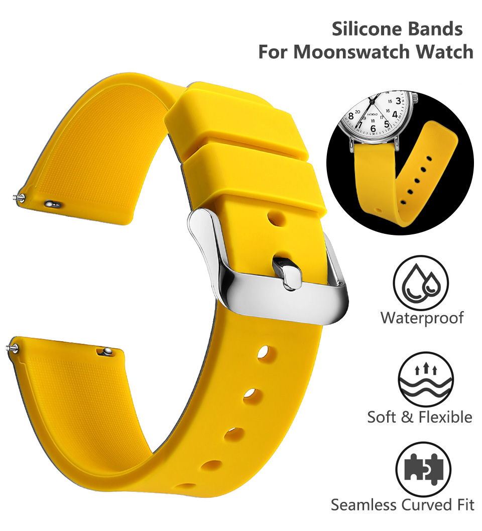 Silicone Watch Bands 14/16/18/ - đánh giá và giá Rubber Strap Diver