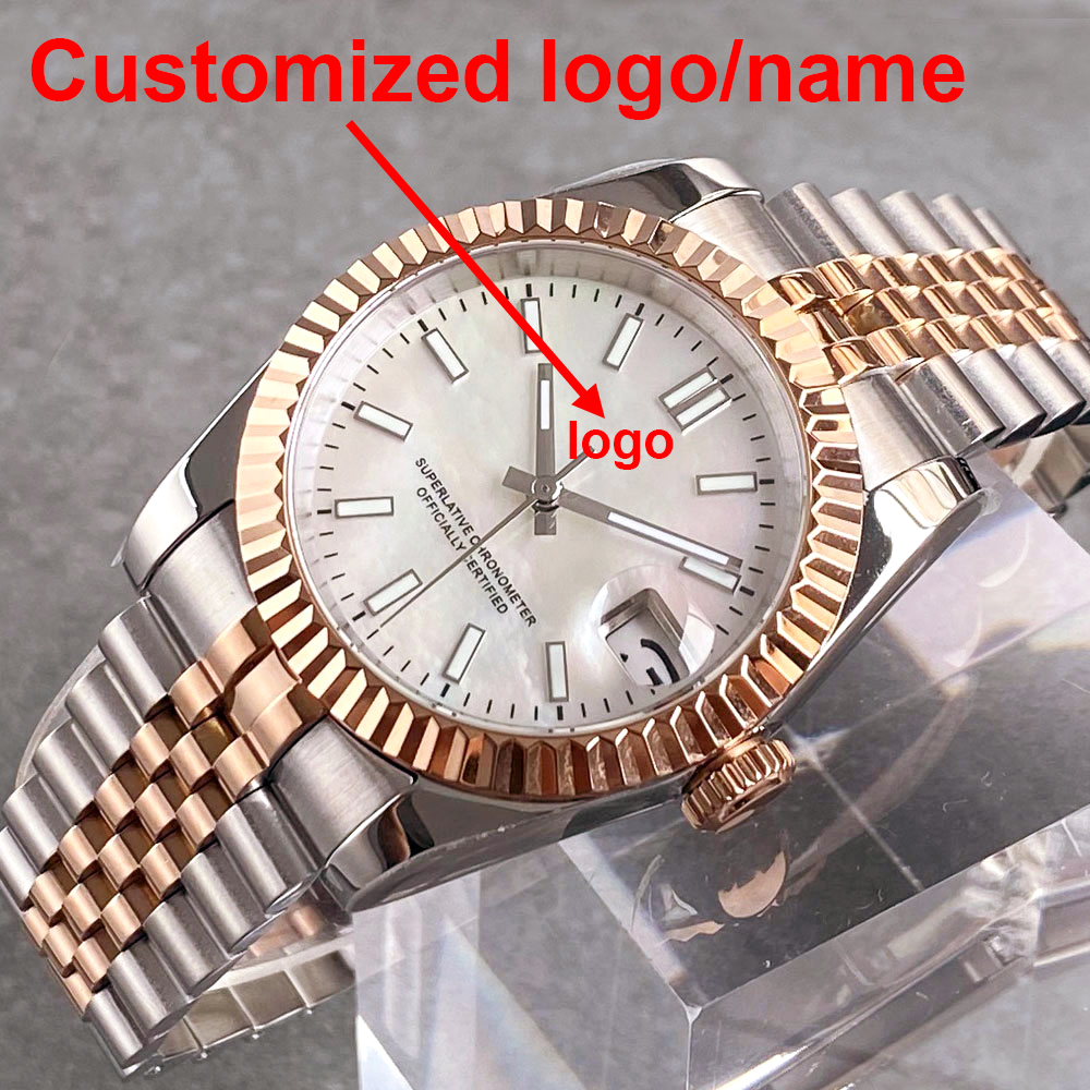 Customized Two Tone Rose Gold  - đánh giá và giá Stainless Bracelet Diver