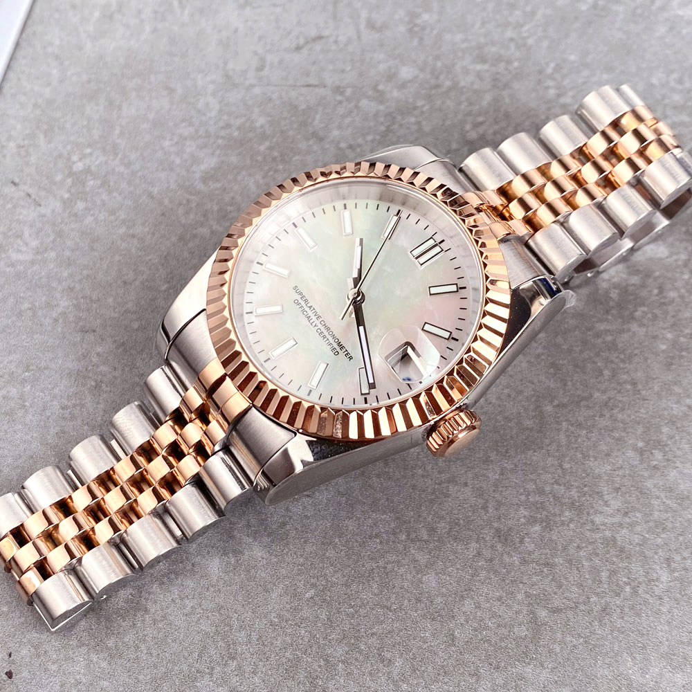Customized Two Tone Rose Gold  - đánh giá và giá Stainless Bracelet Diver