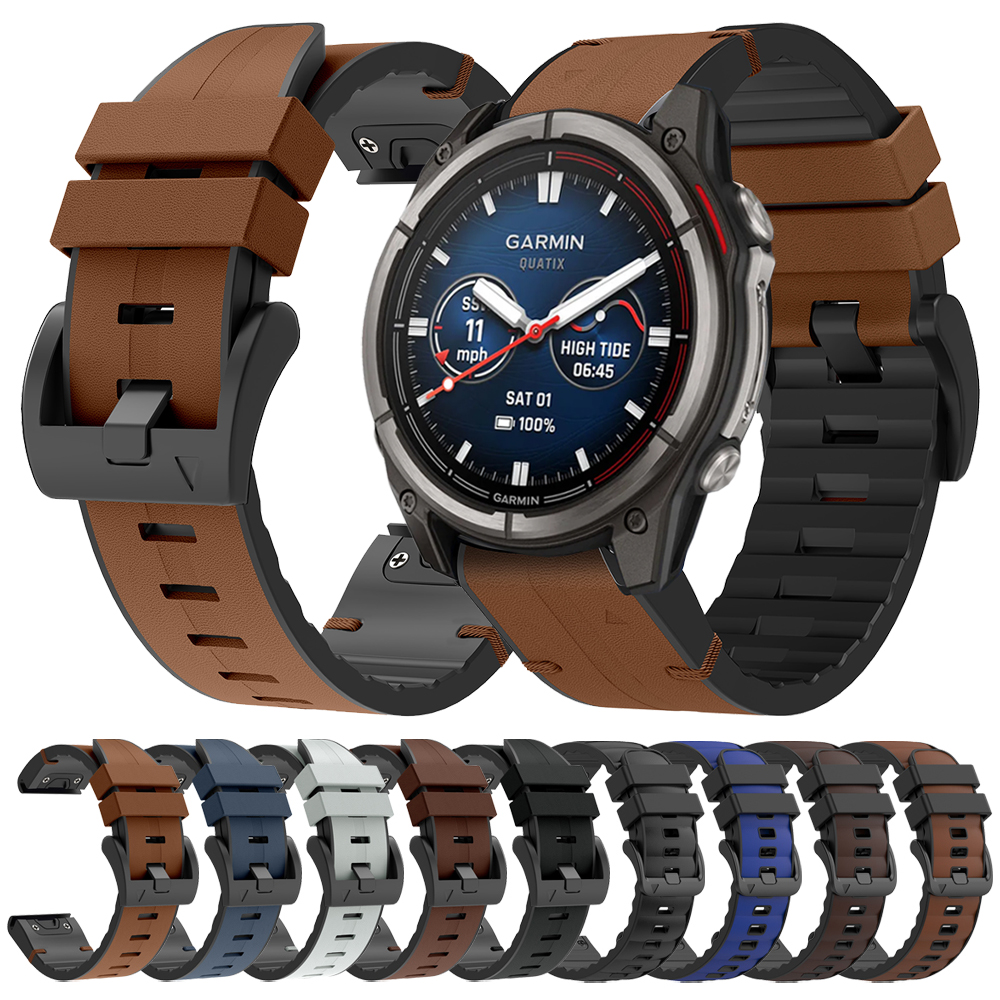 Leather Silicone Strap QuickFi - đánh giá và giá Silicone Watch Band 22Mm