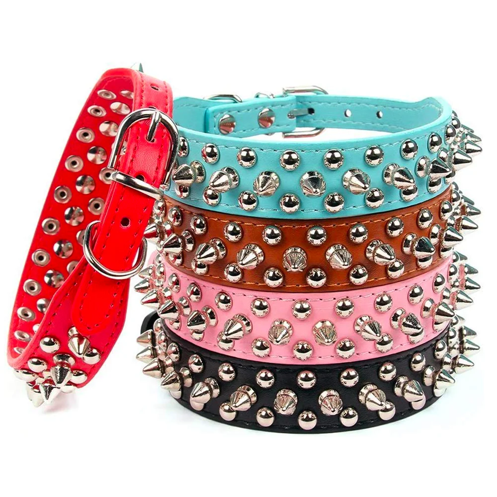 Adjustable Leather Pet Dog col - đánh giá và giá Leather Strap Quick Release